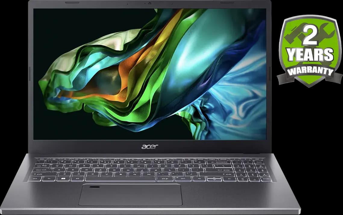 لابتوب ايسر Aspire 5 A515-58M-74RK، معالج Intel® Core™ I7-13620H، رام 8GB، هارد 512GB SSD، كرت شاشة Intel UHD مدمج، شاشة 15.6 بوصة FHD، ويندوز 11، رمادي