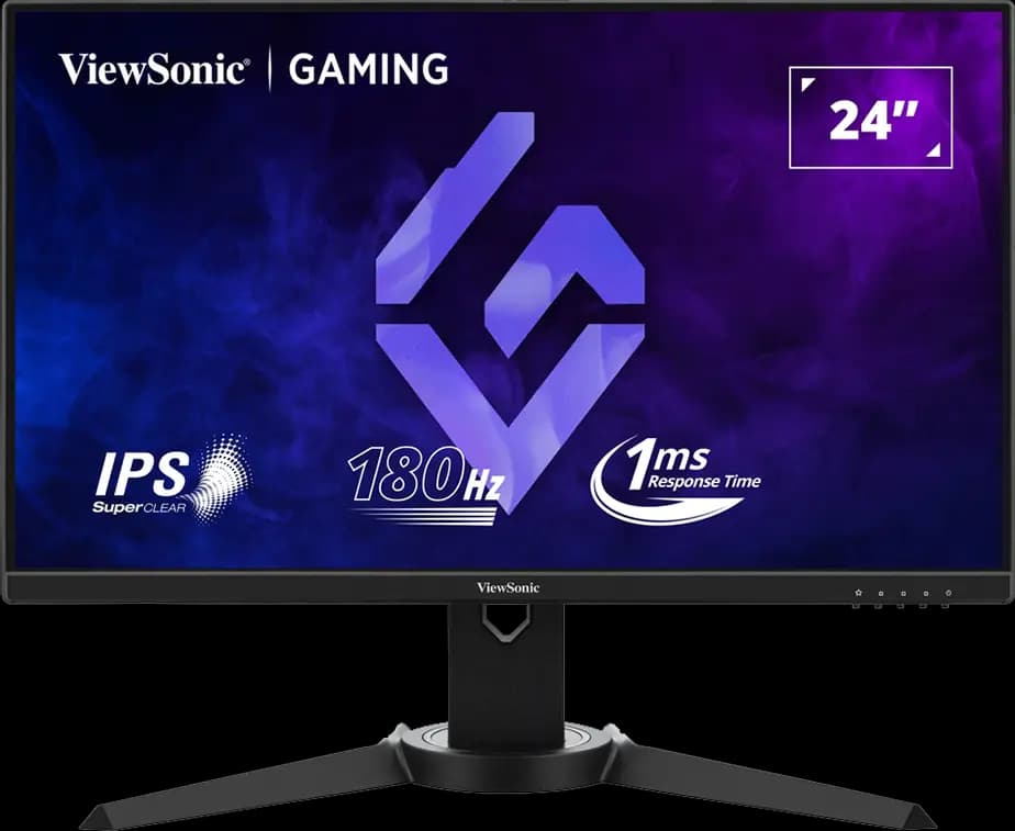 Viewsonic 24 Inch Gaming Monitor, FHD Resolution, Refresh Rate 180Hz,  AMD FreeSync, IPS Panel, Black, XG2409