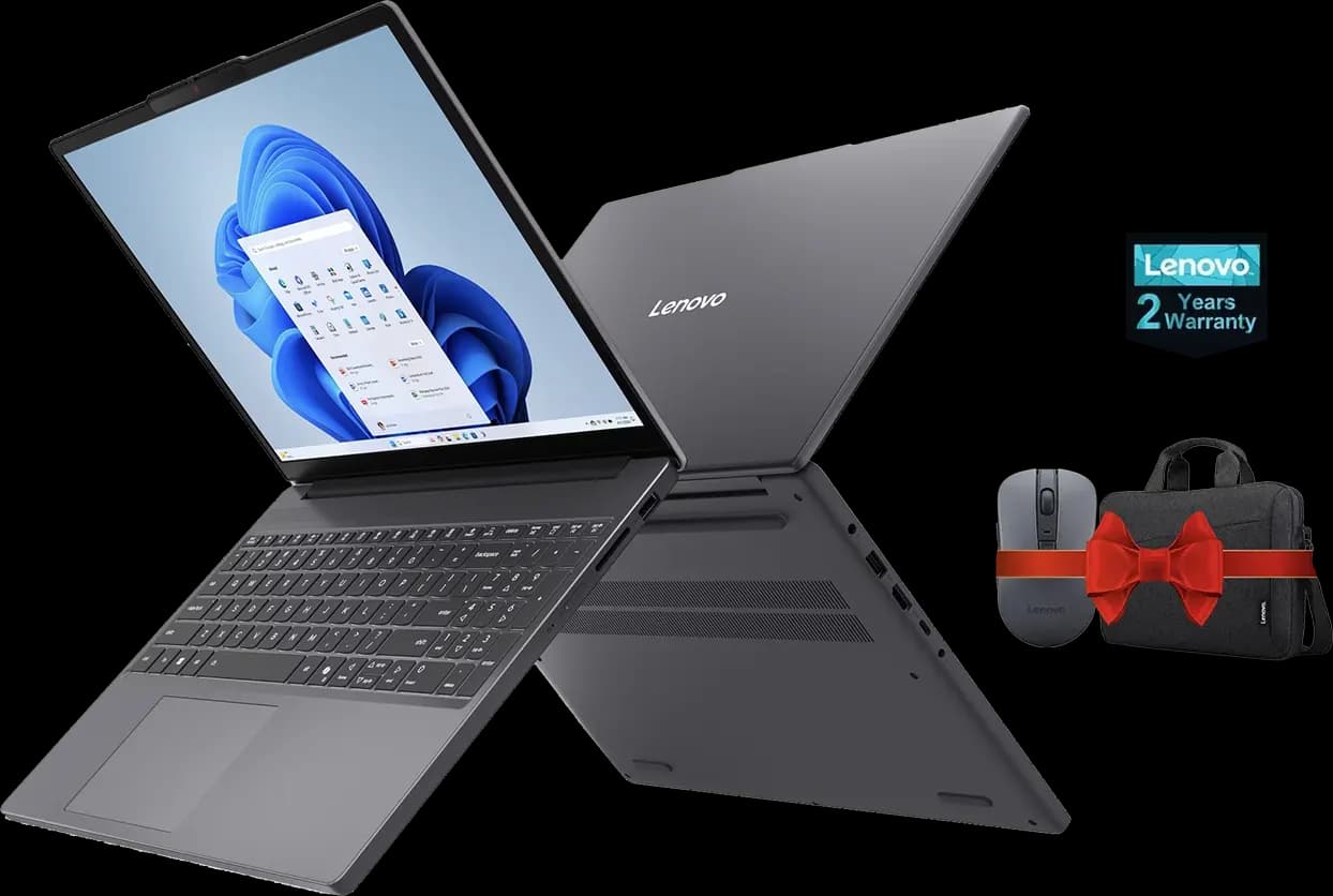 Laptop Lenovo IdeaPad Slim 3 15IRH10 , Intel® Core™ I5-13420H , 13th Gen, 16GB RAM, 512GB M2 SSD Hard Disks, Integrated Intel® UHD Graphics Card, 15.3 Inch WUXGA Display, Luna Grey ( Mouse + Laptop Bag For Free )