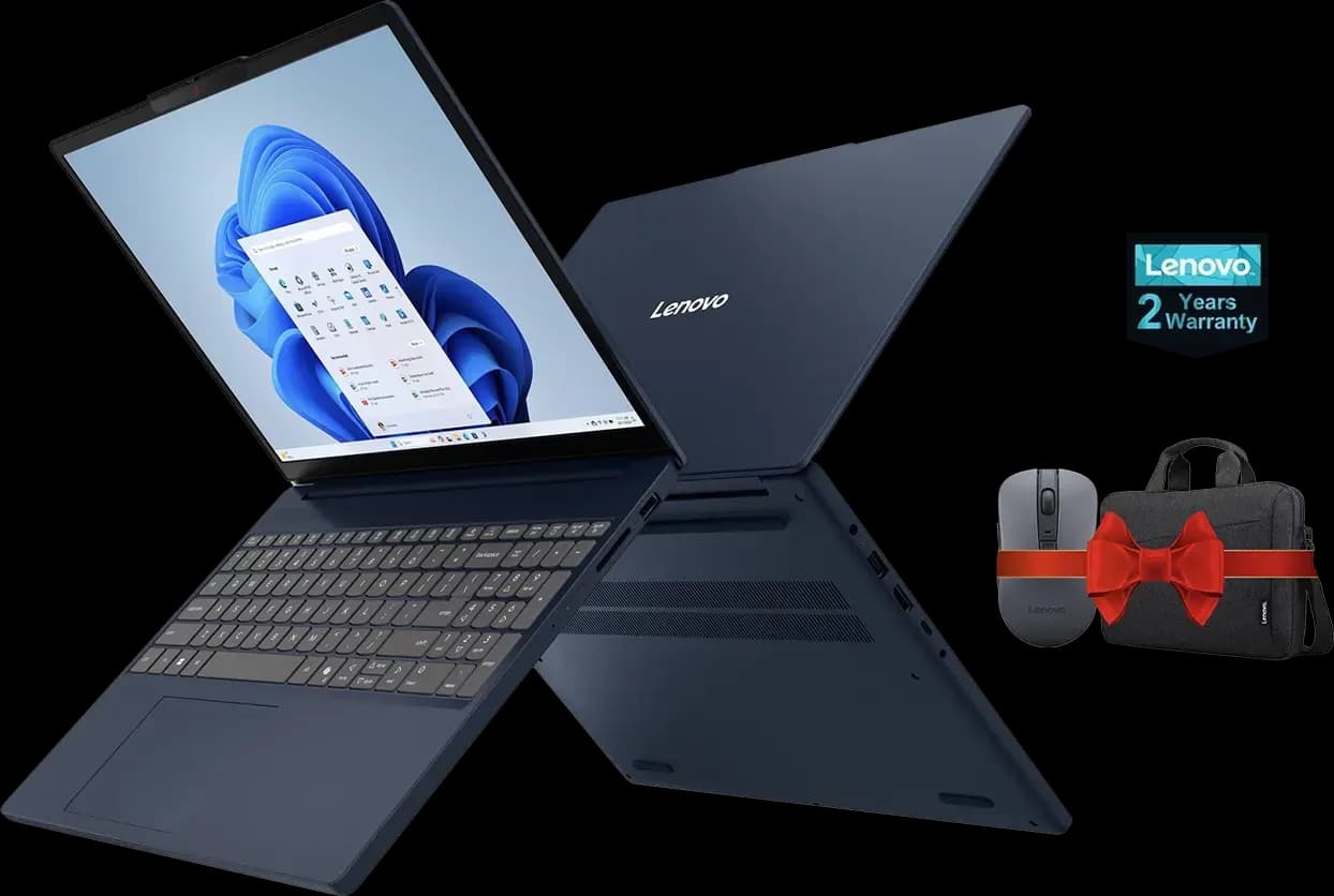 Laptop Lenovo IdeaPad Slim 3 15IRH10 , Intel® Core™ I5-13420H , 13th Gen, 16GB RAM, 512GB M2 SSD Hard Disks, Integrated Intel® UHD Graphics Card, 15.3 Inch WUXGA Display, Cosmic Blue ( Mouse + Laptop Bag For Free )