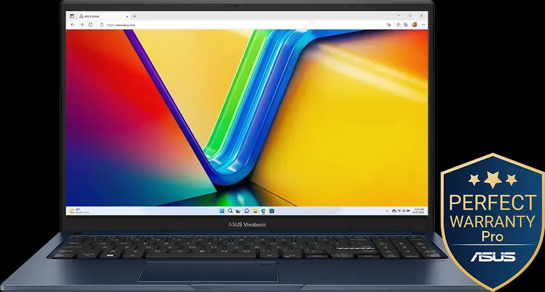 لابتوب اسوس Vivobook 15 X1504VA-BL823W انتل® Core™ I3-1315U 8GB رام 256GB SSD هارد ديسك كرت شاشة Intel UHD 15.6” FHD شاشة ويندوز 11 هوم-أزرق هادئ