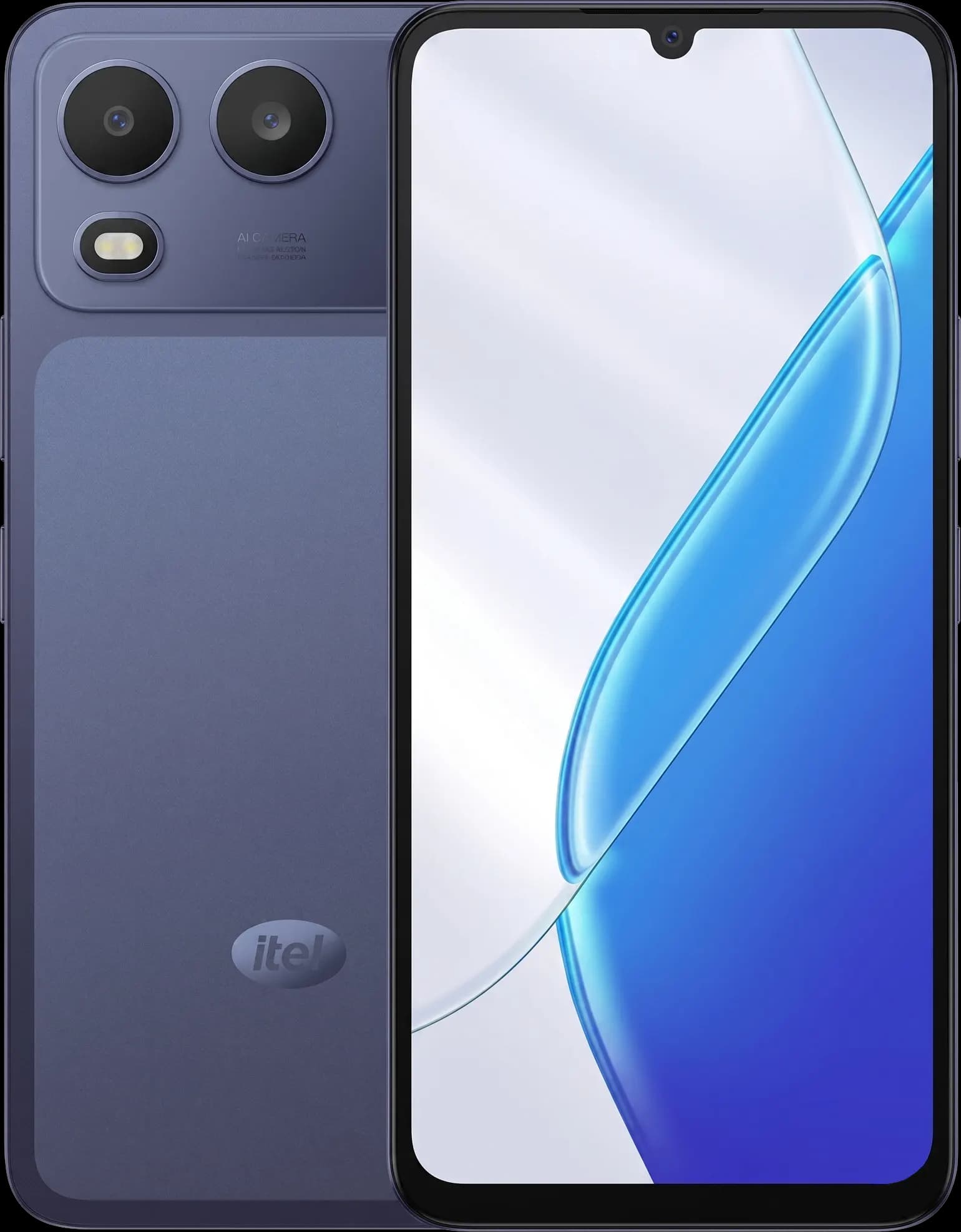 موبايل ايتل A200 بلس ثنائي الشريحة 128 جيجا رامات 3 جيجا 4G LTE - ازرق