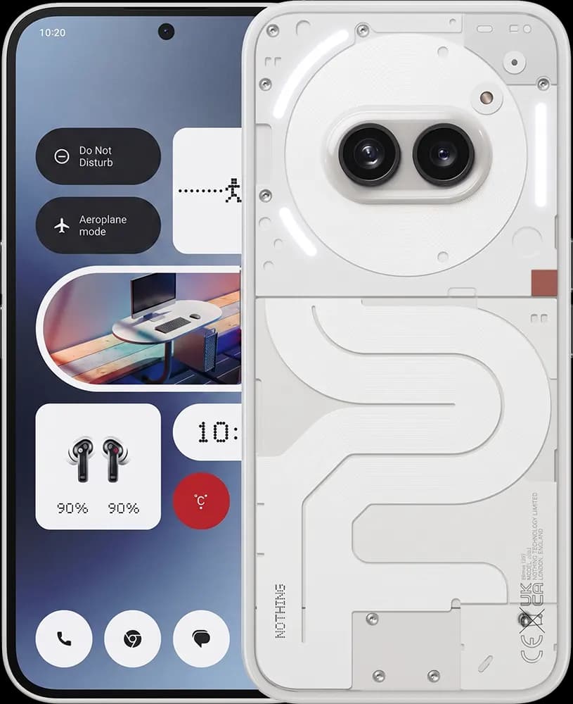 هاتف ناثينج فون 2 ايه  128 جيجا رام 8 جيجا 5G  - ابيض