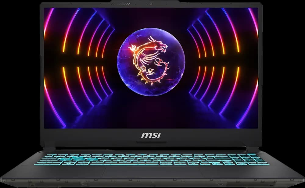 لابتوب جيمنج ام اس اي Cyborg A2RUDX-2081EG بمعالج انتل Core 7-240H، رام 16GB، هارد 512GB SSD، كرت شاشة NVIDIA® GeForce RTX™ 3050 6GB، شاشة 15.6 بوصة FHD، ويندوز 11 - أسود