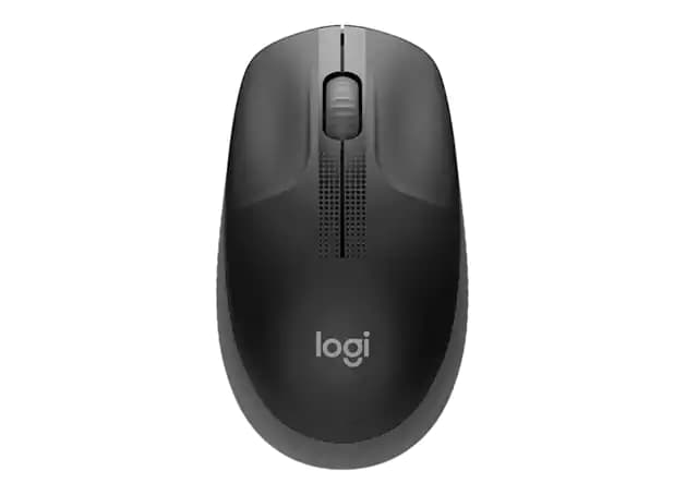 ماوس لوجيتك لاسلكي، 1000 DPI، بطارية تدوم 18 شهر، 3 أزرار، أسود، M190-910-005905