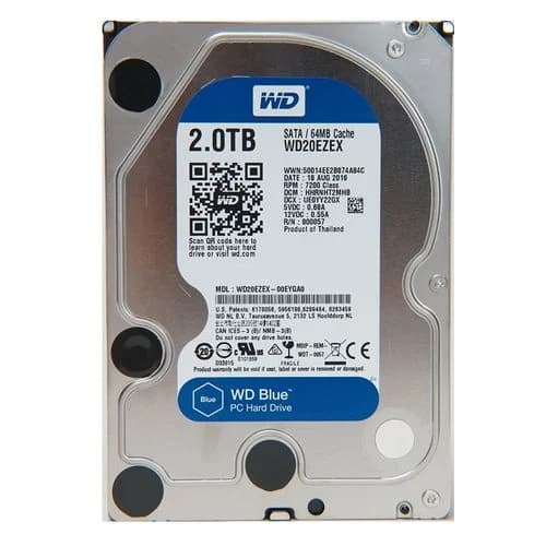Western Digital Blue 2TB 3.5″ Hard Drive