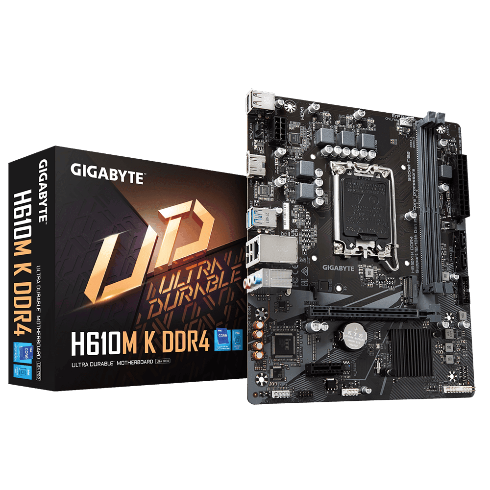 Gigabyte H610M K DDR4 rev. 1.0 Motherboard