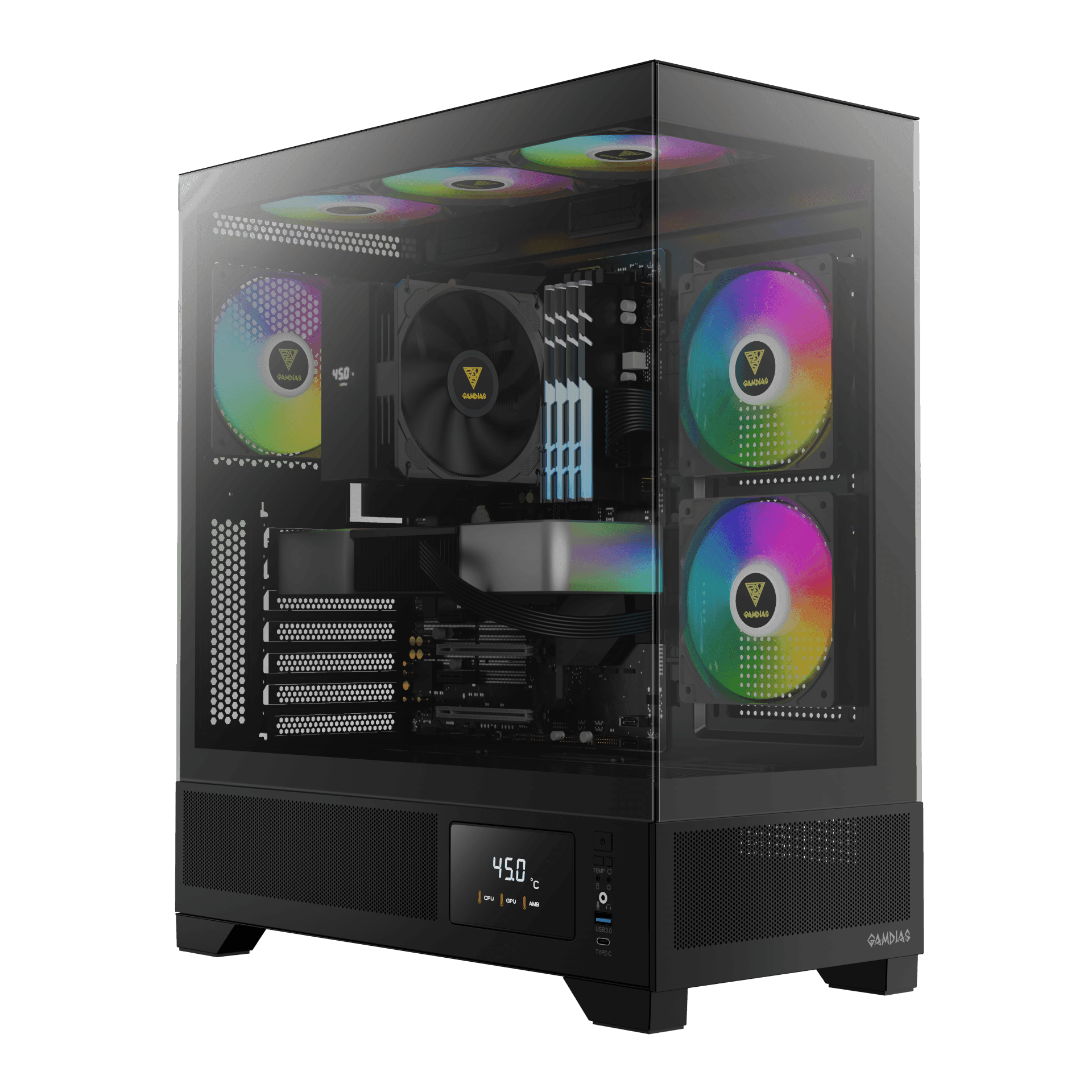 GAMDIAS ATLAS M1 Mid-Tower Case