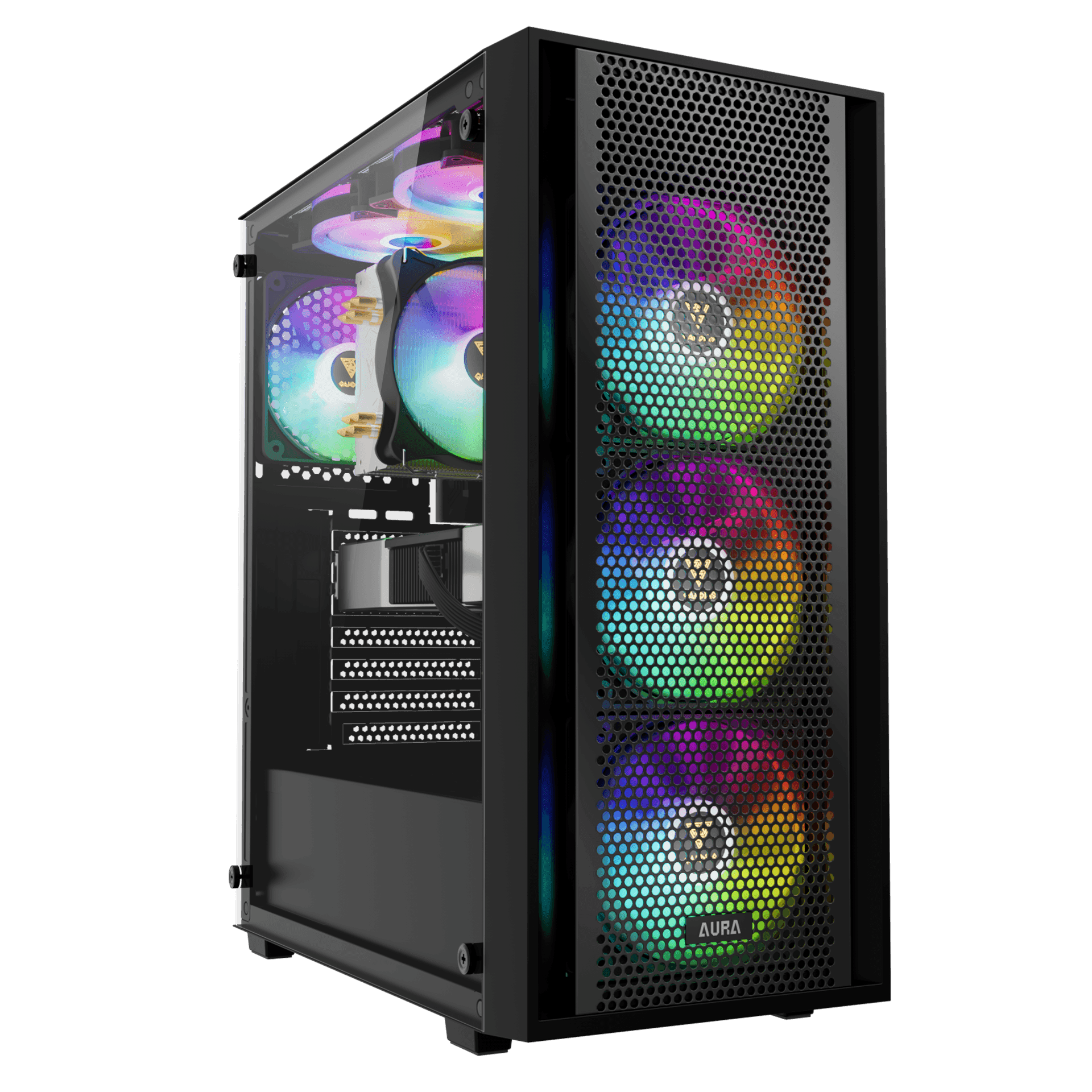 GAMDIAS AURA GC2 ELITE ARGB Mid-Tower Case With AURA GP750W Power Supply