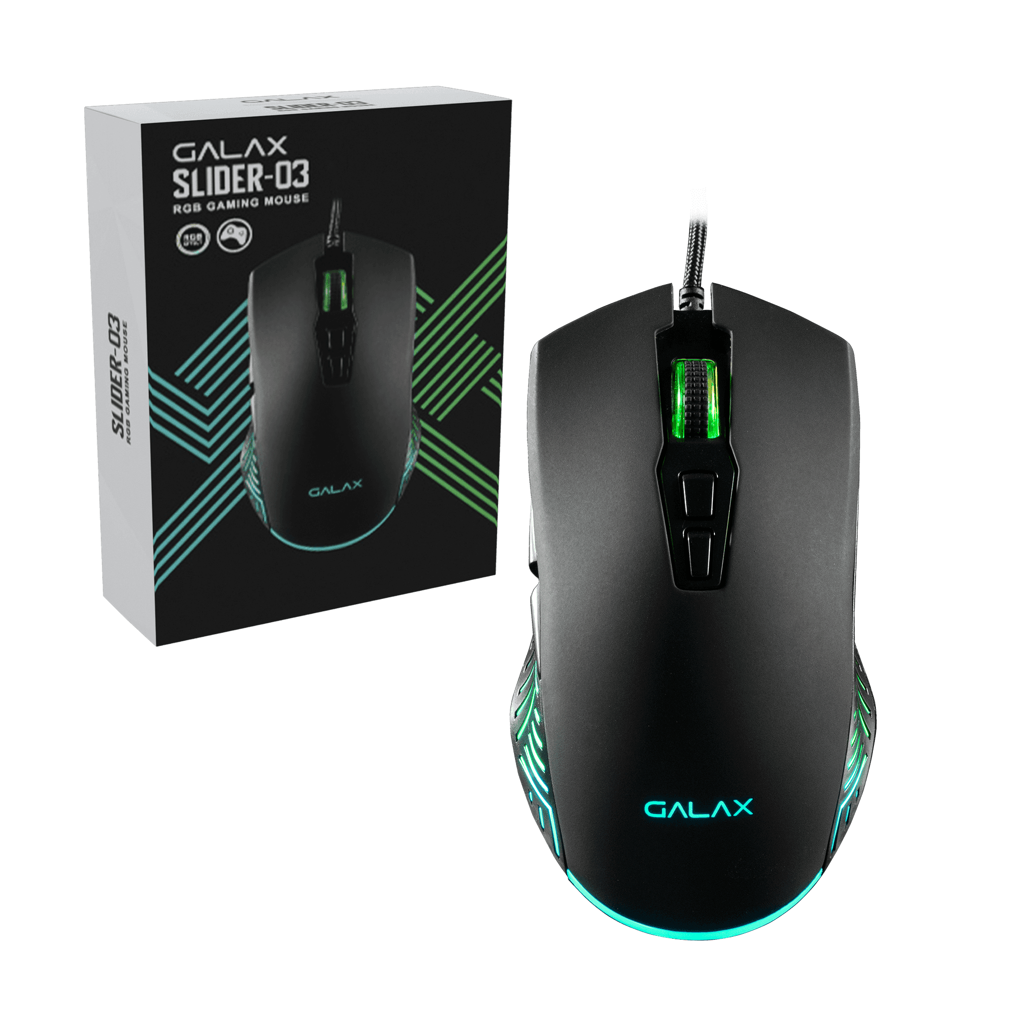 GALAX RGB Gaming Mouse SLIDER-03