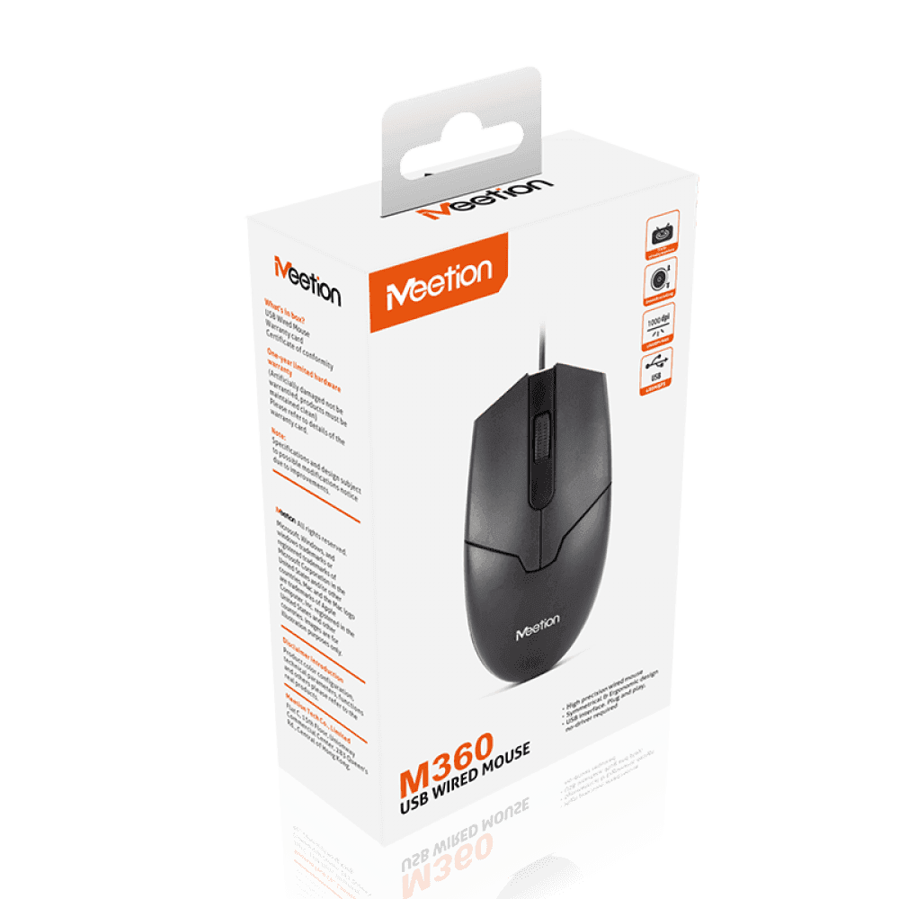 Meetion MT-M360 USB Wired Mouse