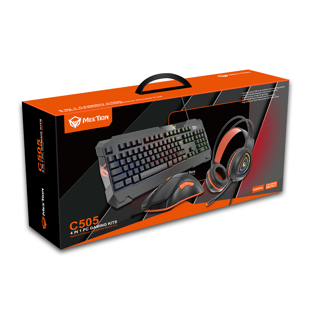 Meetion C505 Gaming Mouse Keyboard and Headset Combo with Mouse Pad