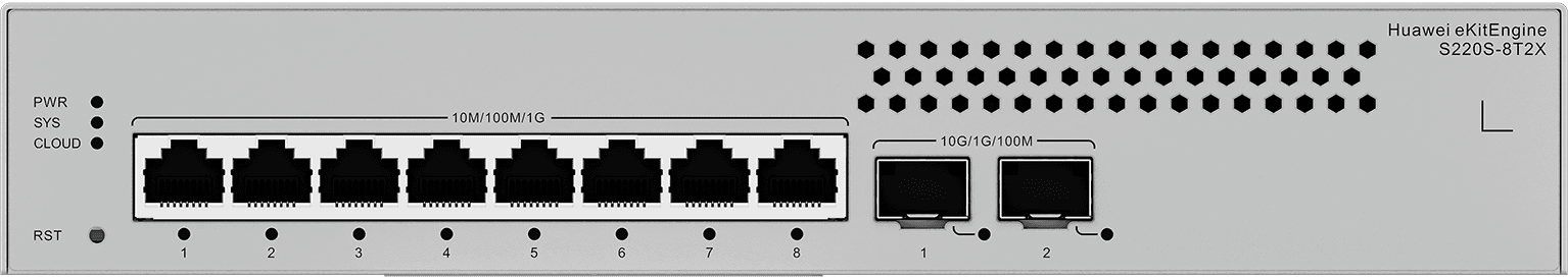 Huawei S220S-8T2X Gigabit switch, 2x SFP+