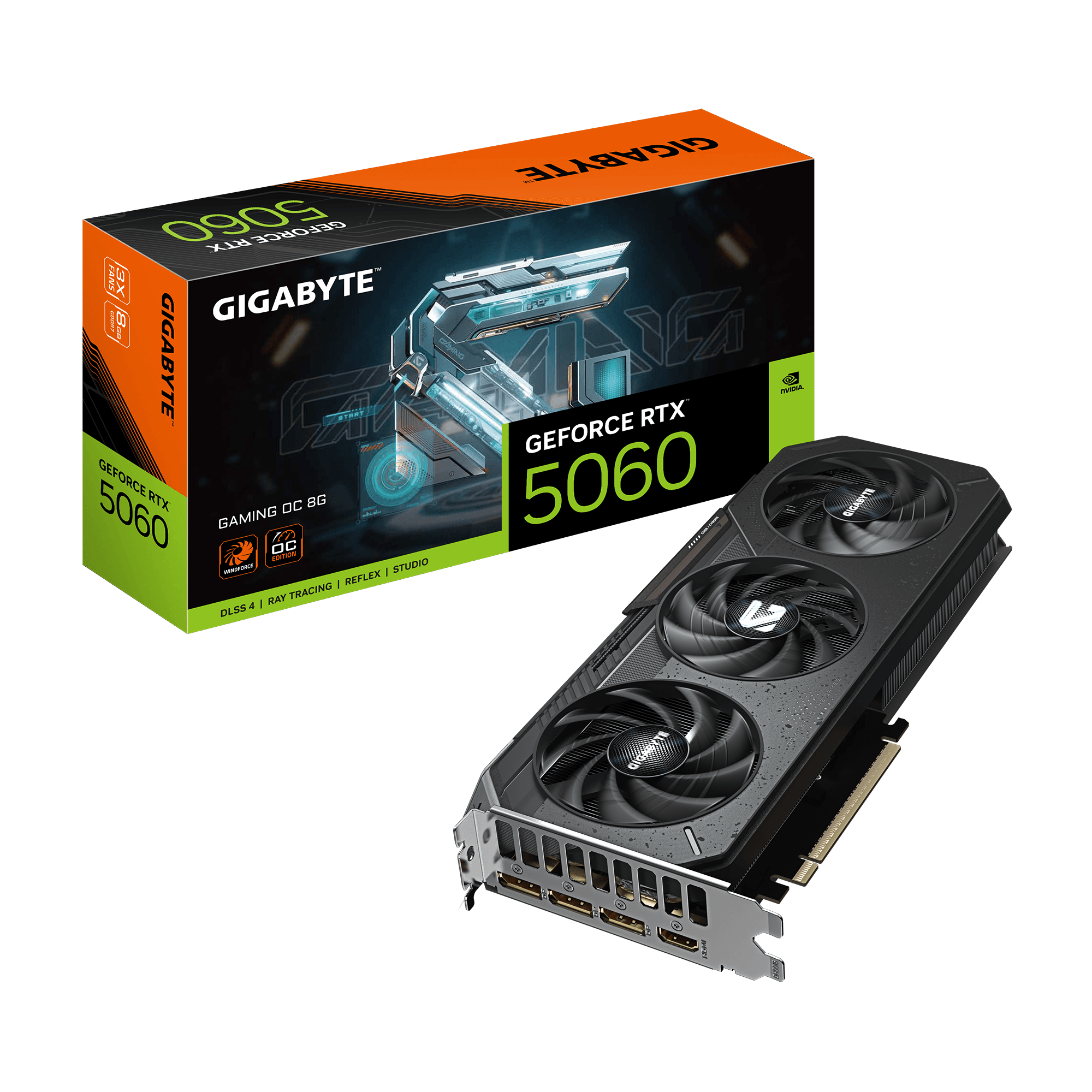 Graphics Card Gigabyte GeForce RTX™ 5060 GAMING OC 8G