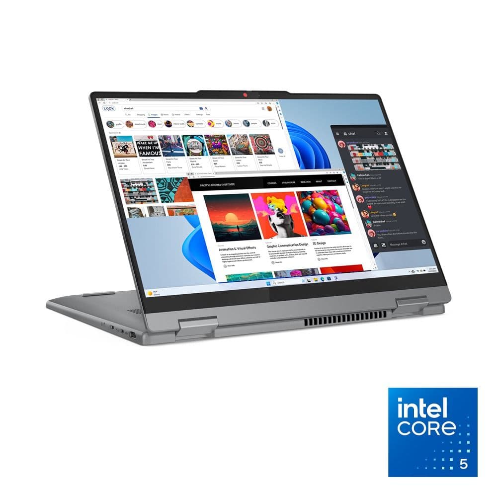 Lenovo IdeaPad 5 14IRH9 2-in-1 Laptop , Intel® Core i7-13620H , Integrated Intel® UHD Graphics , 14″ WUXGA (1920×1200) OLED 60Hz Touch , 16GB 5200MHz soldered memory , 512GB SSD M.2 PCIe® 4.0 NVMe® , Lenovo® Digital Pen 2 , Windows® 11 Home