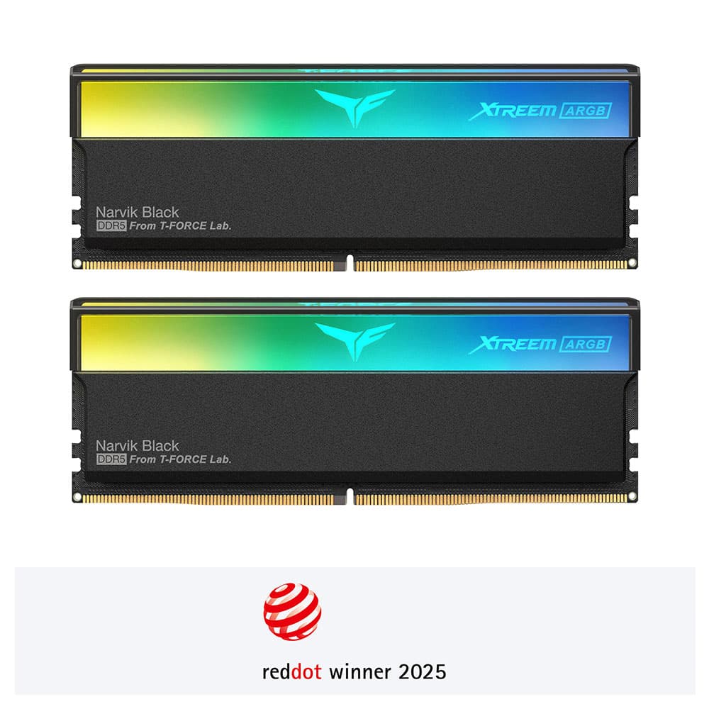 T-Force XTREEM ARGB DDR5 32GB(2x16GB) 7600MHZ DESKTOP MEMORY BLACK