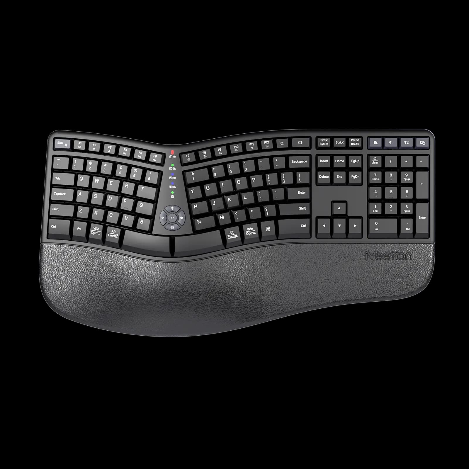 Meetion DirectorW Multi Device Dual-Mode Wireless Ergonomic Keyboard