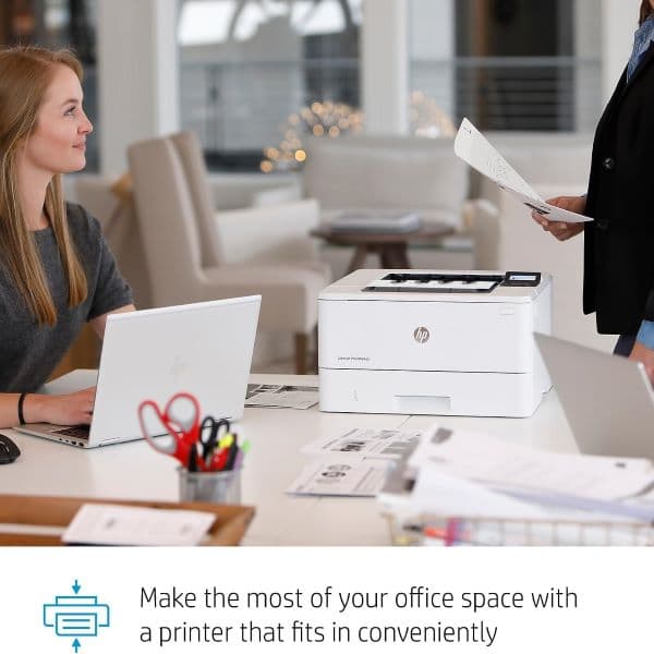 HP LASER JET M404 DN (used) طابعة اتش بي استيراد فرز اول و ليزر جيت طباعة ابيض و اسود بسعة حبارة تصل الى 4000 ورقة وسرعة عالية 40ورقة/الدقيقة بدقة طباعة عالية الجودة و طباعة تلقائية على الوجهين