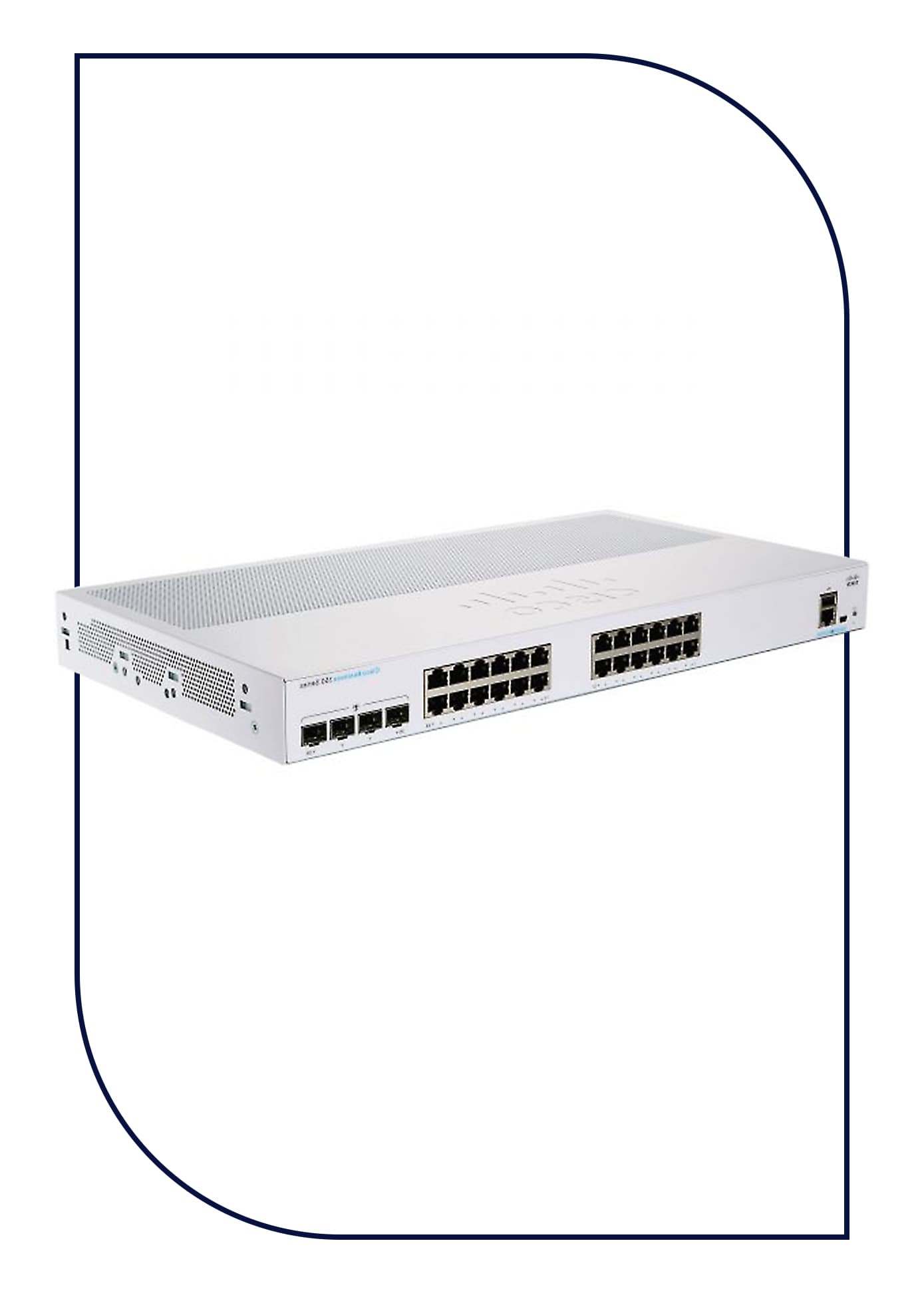 CBS350-24T-4G-EU CBS350 Managed 24-port GE, 4x1G SFP سويتش 24 بورت /10/100/1000