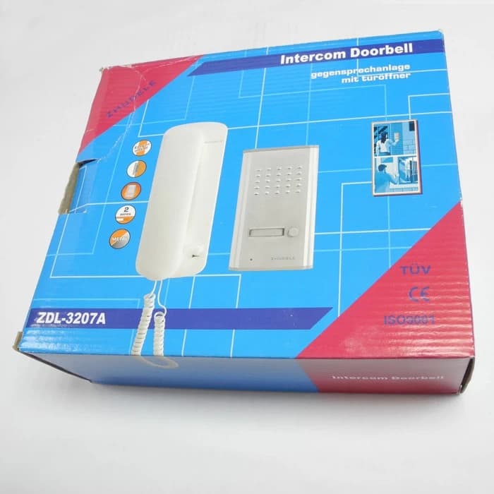 One line intercom with Hero zdl-3207a headset انتركم خط واحد
