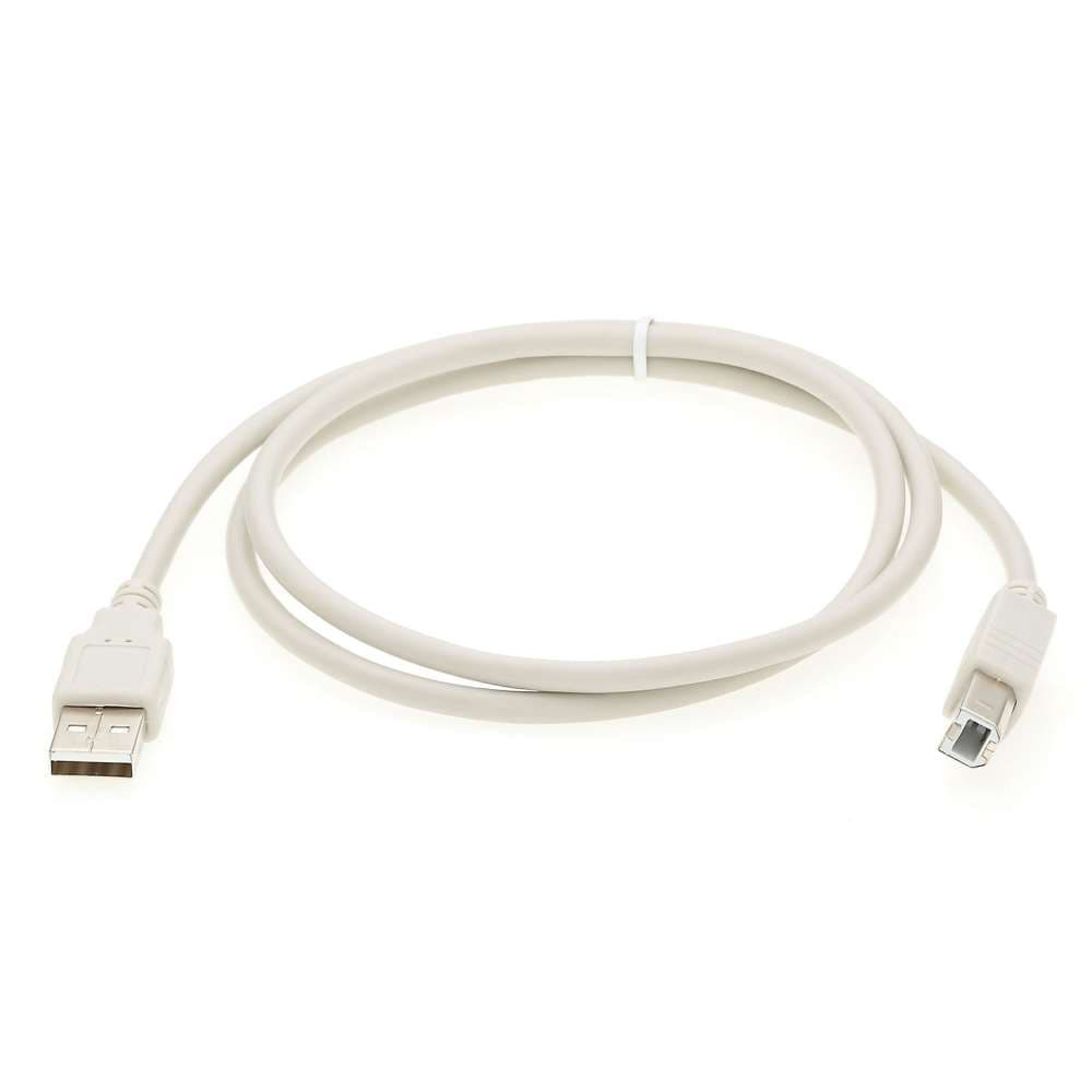Printer cable – 1.5 meters, black color, for printers كابل طابعة