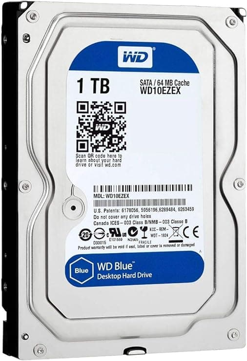 (استيراد) WD 1TB HDD BLUE / WD10PURZ هارد 1 تيرا