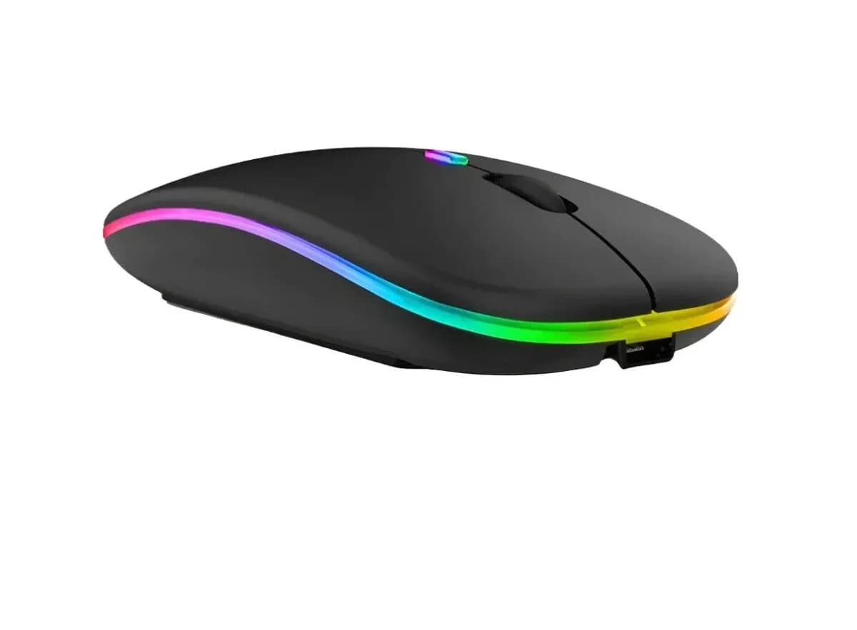 Wireless Mouse GIGAMAX – 2.4GHz – RGB Lights – GM-10 ماوس ويرلس شحن جيجاماكس