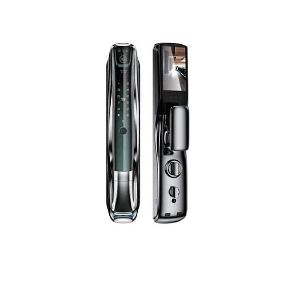 LEZn Lock Electricity K12 Pro+App+Face Reco. with Magical eye 4.5 Inch HD S.C Black