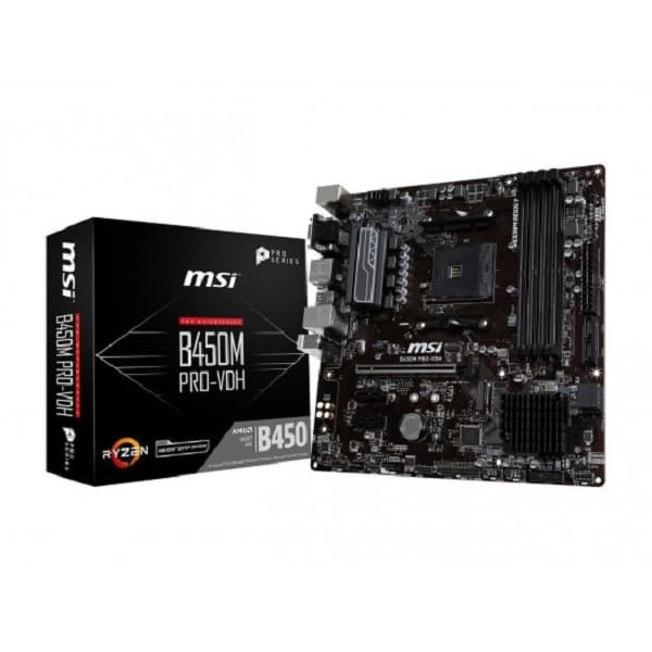 MSI B450M PRO-VDH Max Motherboard AM4