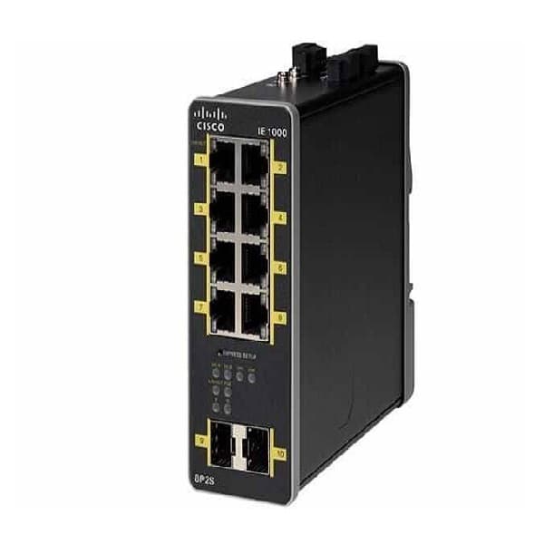 Cisco IE-1000-8P2S-LM Industrial Ethernet 1000 Series Managed Switch