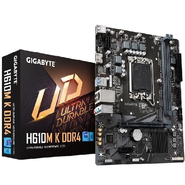 GIGABYTE H610M K DDR4 LGA 1700 M-ATX Motherboard