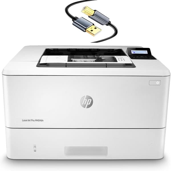 HP LASER JET M404 DN (New)  طابعة جديدة ليزر جيت طباعة ابيض و اسود بسعة حبارة تصل الى 4000 ورقة وسرعة عالية 40ورقة/الدقيقة بدقة طابعة عالية الجودة و طباعة تلقائية على الوجهين