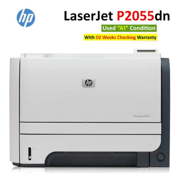 HP LaserJet P2055dn  طابعة اتش بي استيراد فرز اول وليزر جيت تتميز بسرعة عالية الدقة تصل الي 33 ورقة في الدقيقة وطباعة دوبليكس على الوجهين