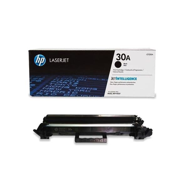 HP 30A Black LaserJet Toner Cartridge  حبارة(Compatible cartridge) ليزر جيت تتوافق مع عدة طابعات موديل اتش بي Pro MFP M227d و Pro MFP M227sdn و Pro MFP M227fdn  و Pro MFP M227fdw  و Pro MFP M227 و Pro M203d و Pro M203dw و Pro M203dn وPro M203 للطباعة والنسخ والتصوير والفاكس