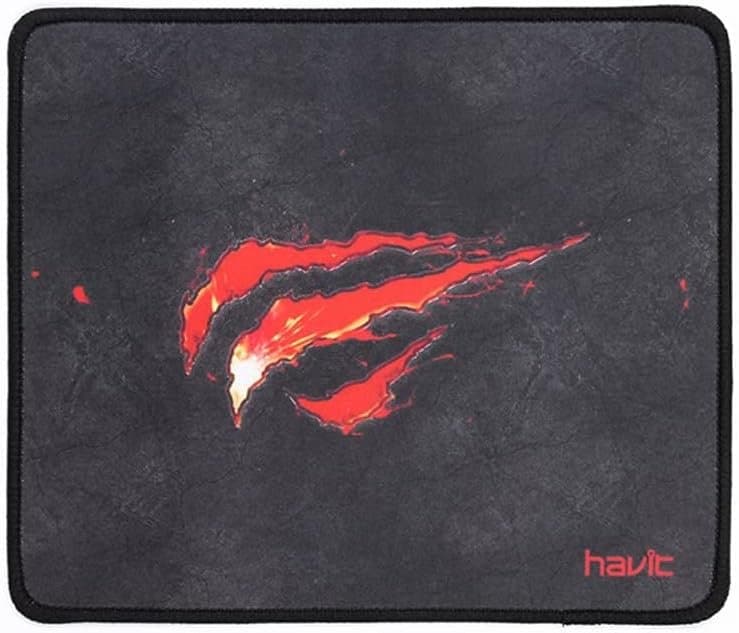 Havit HV-MP837 Pure Rubber Gaming Mouse Pad – Precision & Easy Control – Non-Slip Base – Durable Micro-Textured Surface – 25×21cm – Black