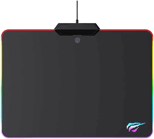 Havit MP909 RGB Gaming Mouse Pad – 9 Dynamic Lighting Modes – Waterproof & Anti-Slip Rubber Base – 35x26cm – Black