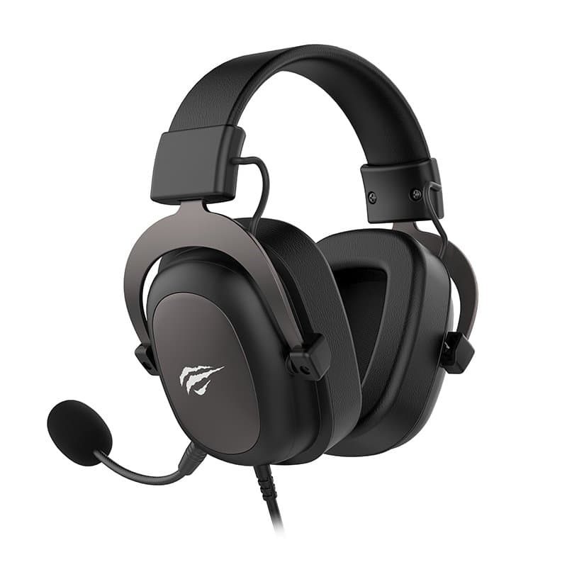 Havit H2002d Wired Gaming Headset – 53mm Drivers & Detachable HD Microphone – 3.5mm Jack for PC, PS4, PS5, Xbox & Mobile – Black