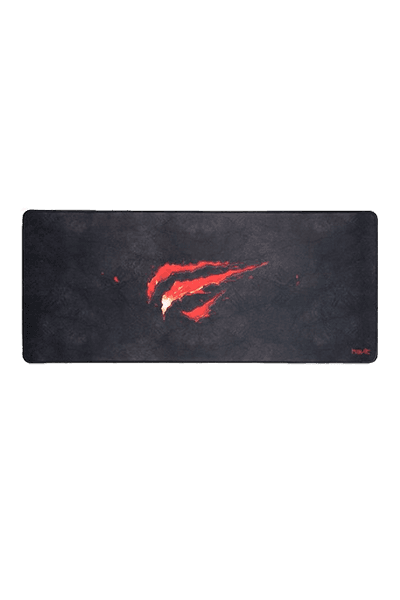 Havit MP861 Professional Gaming Mouse Pad – 70x30cm – Non-Slip Rubber Base – High-Precision Control Surface – Black & Red