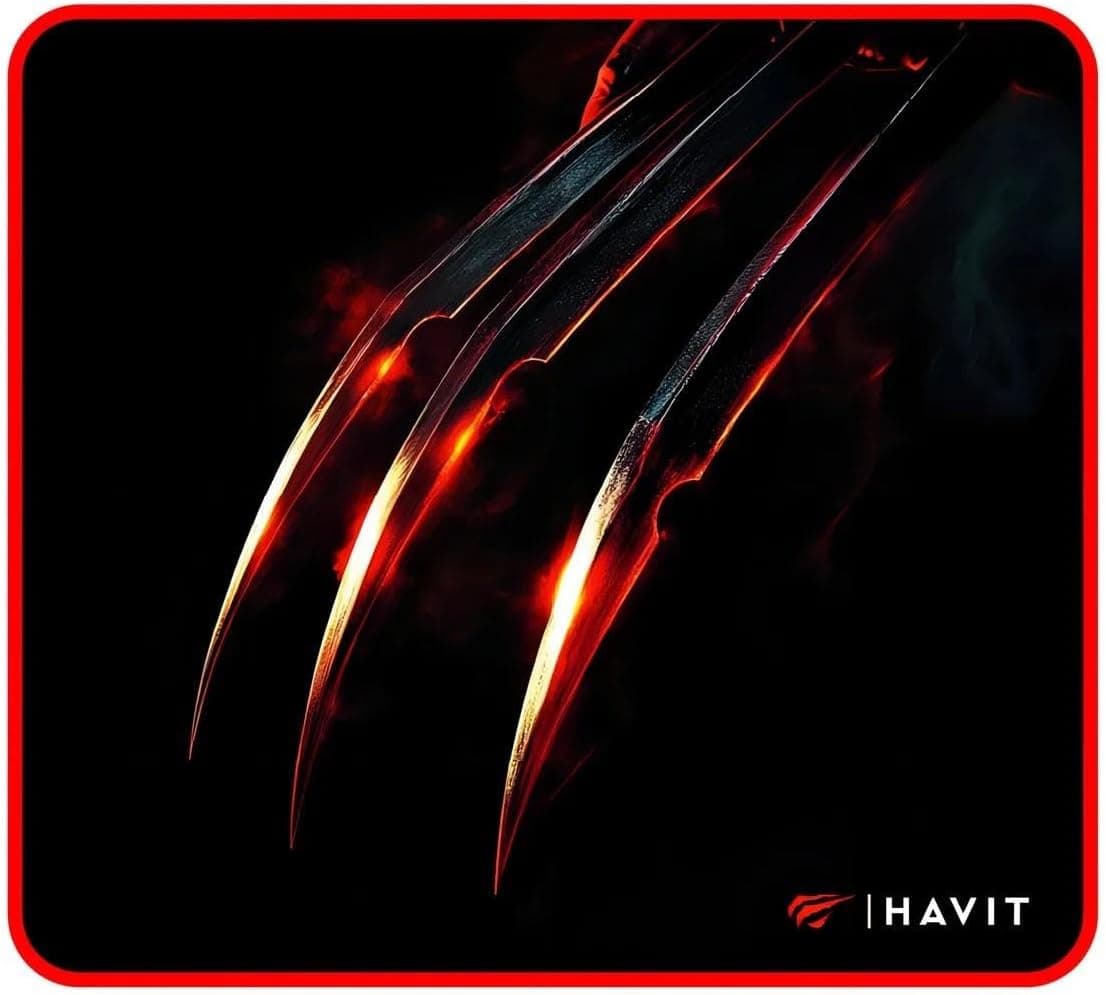 Havit MP865 Professional Gaming Mouse Pad – 25x20cm– Non-Slip Rubber Base – High-Density Fabric Surface – Black