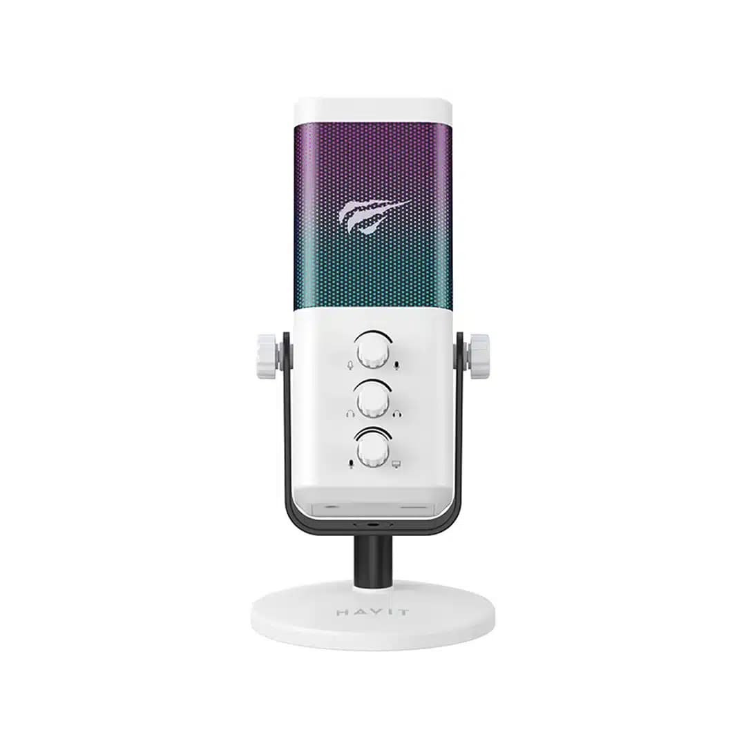 HAVIT GAMENOTE GK65 LIVE RECORDING MICROPHONE – USB GAMING & STREAMING MIC