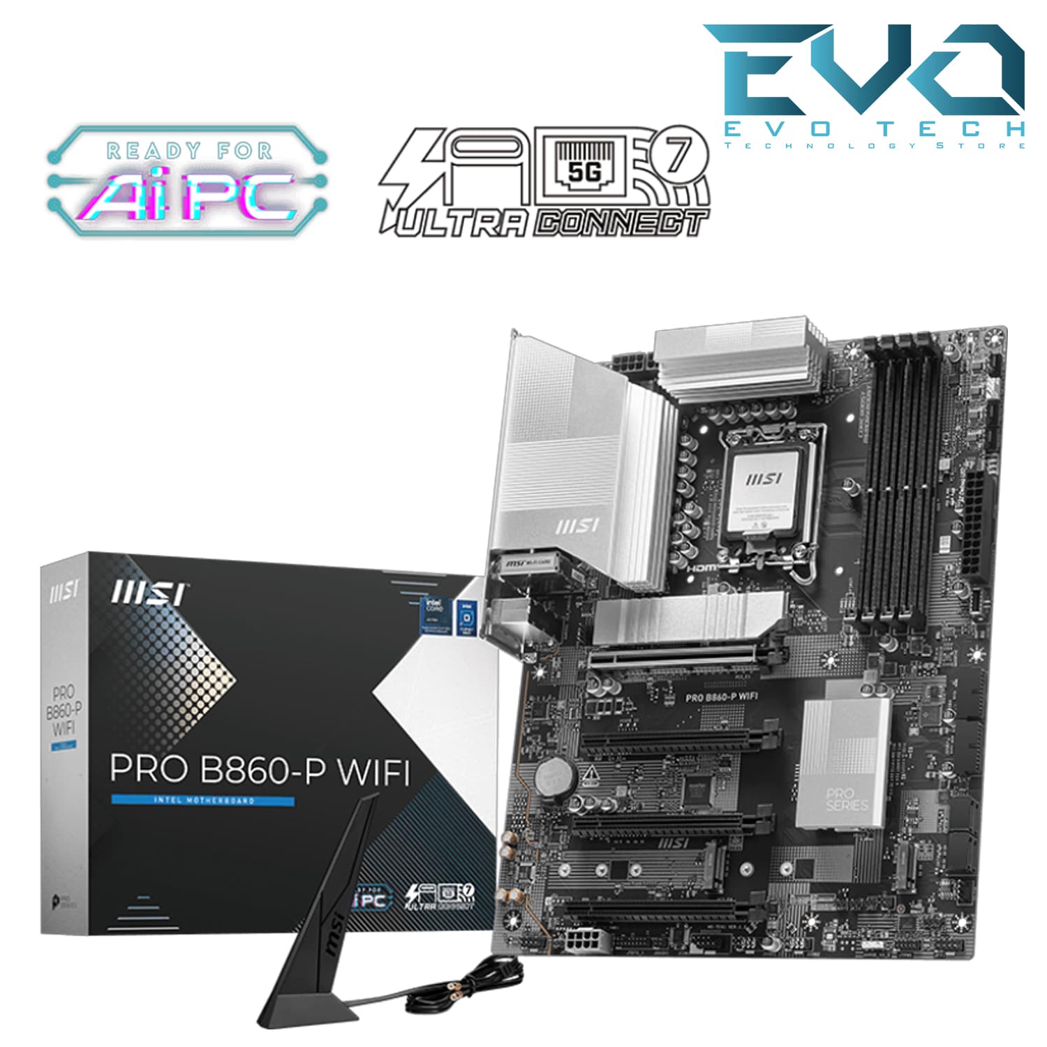 MSI PRO B860-P WIFI (LGA 1851) Motherboard