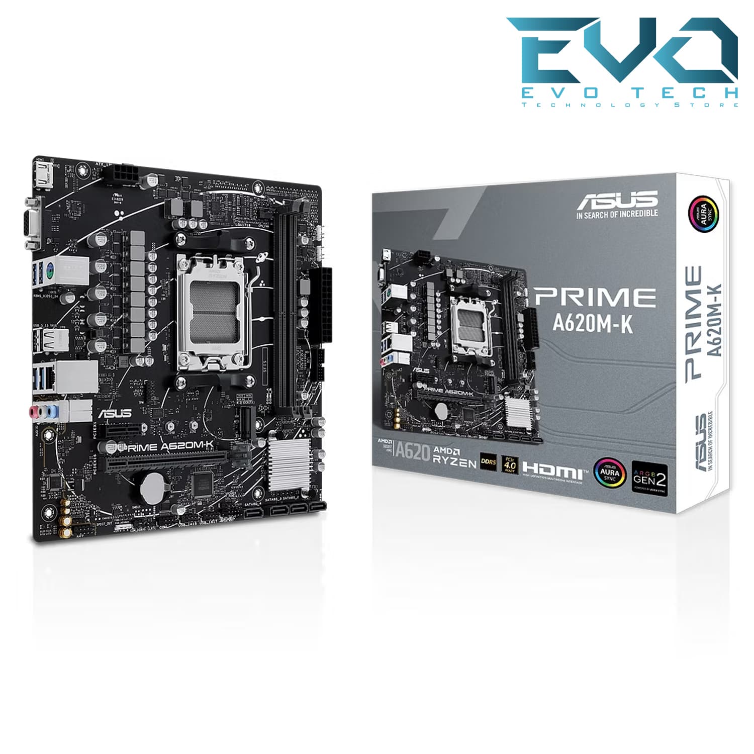 ASUS PRIME A620M-K DDR5 AM5 MOTHERBOARD