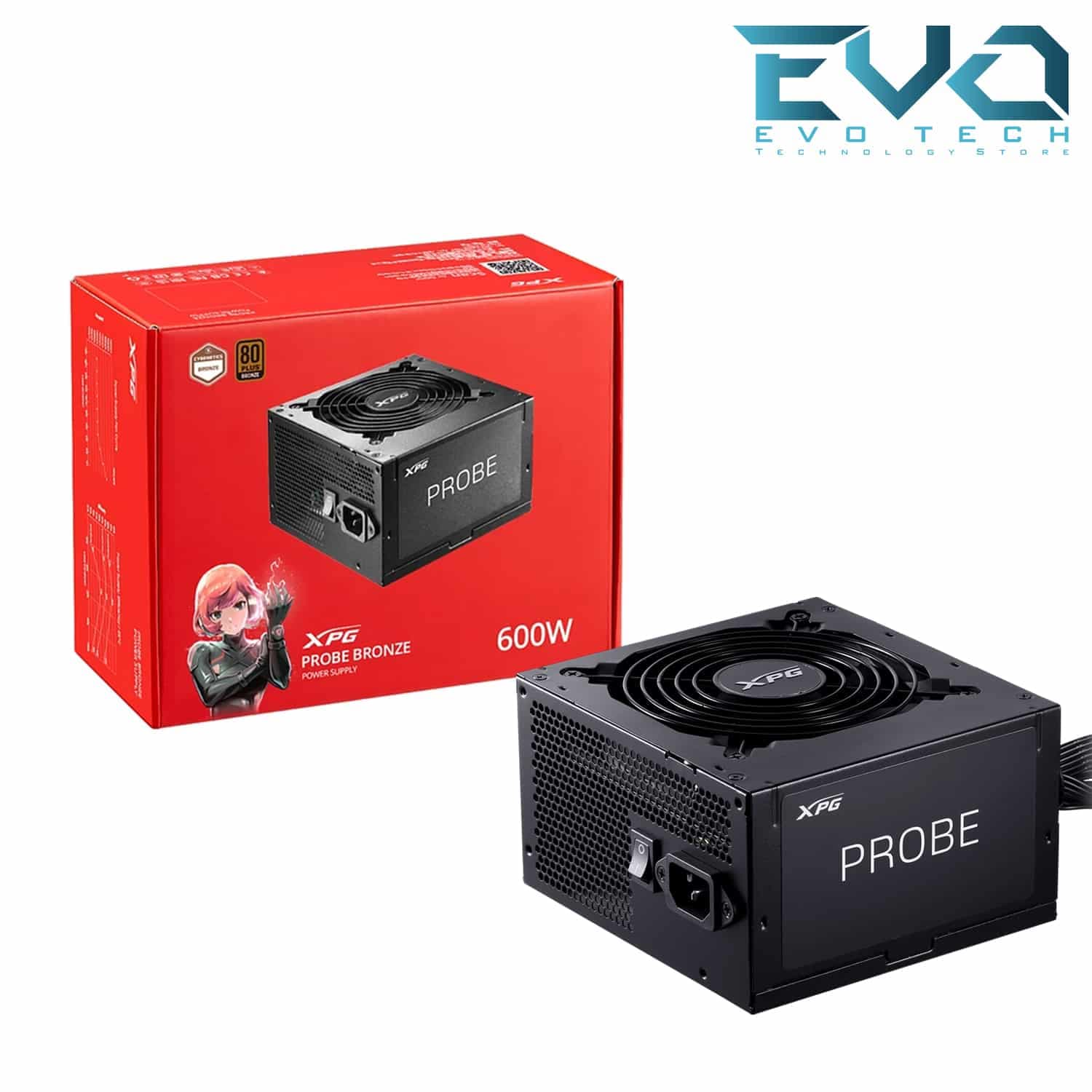 XPG Probe 600w 80+ Plus Bronze Power Supply