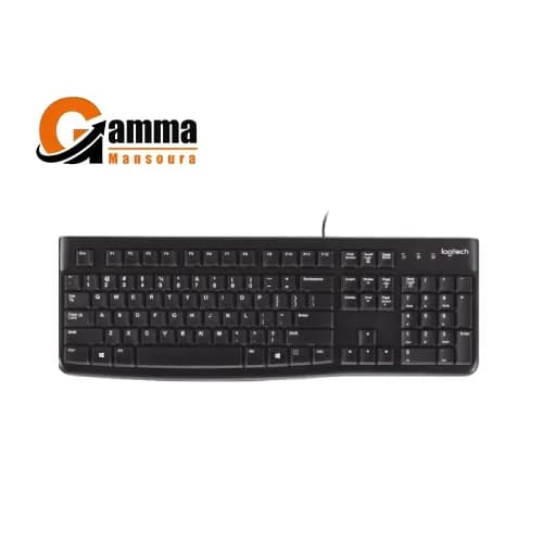 Logitech K120 Wired Business Keyboard, QWERTY Italian Layout – Black
