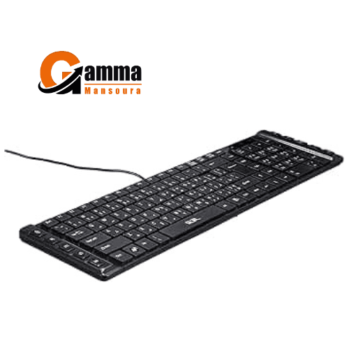 Forev Gr-119 Silent Slim Spill-Resistant Multimedia Keyboard – Black
