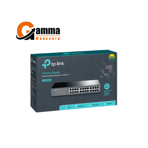 TP-Link TL-SG1024D Unmanaged Rackmount Switch 24 Port 10/100/1000Mbps