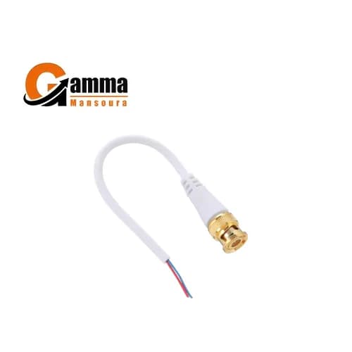 Cable bnc socket cam bnc 20cm – white