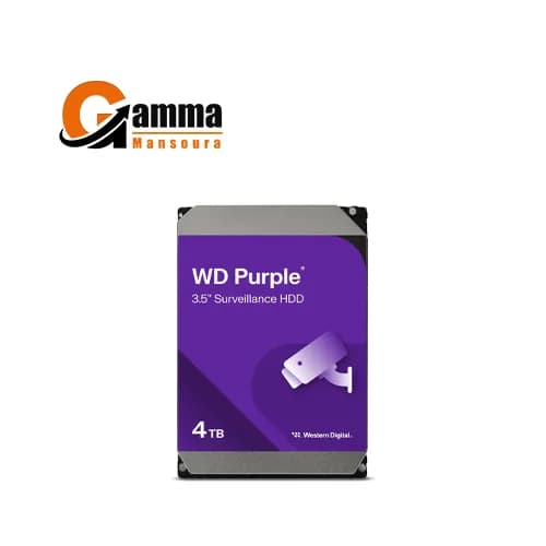 Western Digital Surveillance Hard Disk Drive_4TB – Purple