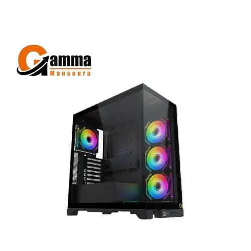 كيسة كمبيوتر XIGMATEK Endorphin Ultra ARGB Mid Tower بـ 5 مراوح