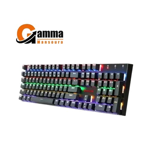 كيبورد جيمنج ريدراجون Rudra K565 سلكي بسويتش أزرق